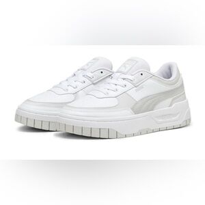 PUMA Cali Dream LTH Platform Women’s Sneakers In White & Dove Gray Sz 41/10✨NIB✨